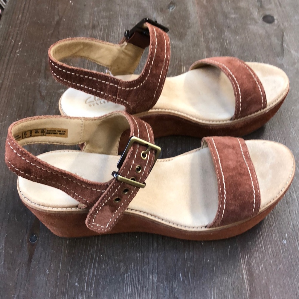 Clark’s platform sandals